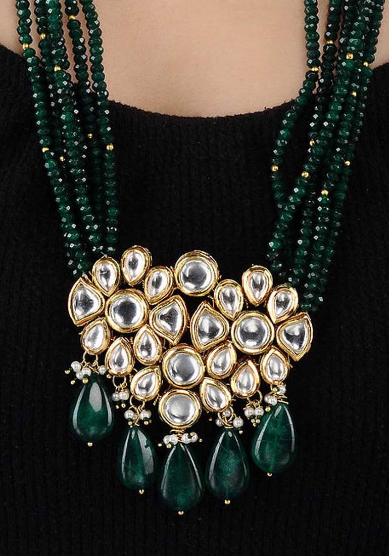 Green Necklaces Glitterati by Alankriti 2960077