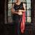 Black Tusser Gheecha Silk Saree With Zari Border
