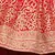 Provocative Red Dori & Sequins Embroidered Semi Stitched net Lehenga