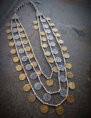 Silver Beaded Jewellery Necklaces 1