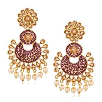 Purple Earrings 1