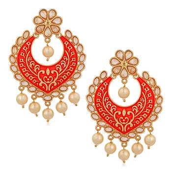 Orange Earrings 1