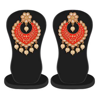 Orange Earrings 3