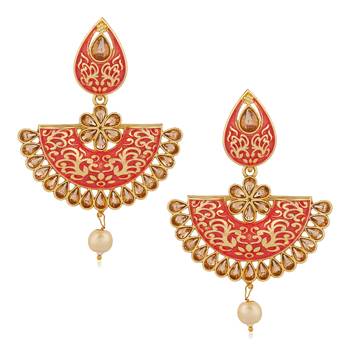 Orange Earrings 1