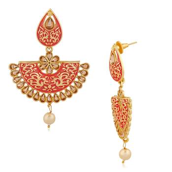 Orange Earrings 2