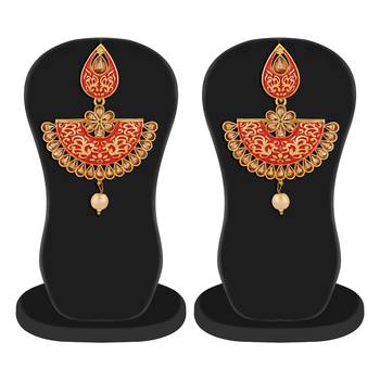 Orange Earrings 3
