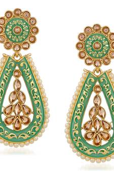 Green Earrings