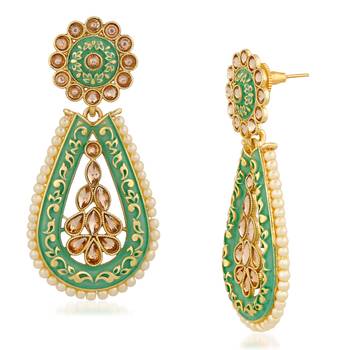 Green Earrings 2