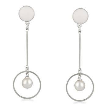White Earrings 1