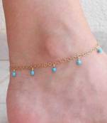 Turquoise Anklets