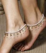 White Anklets