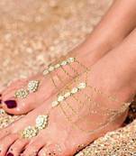 White Anklets