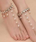 White Anklets