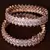 Rose Gold Plated American Diamond Embellished Pair of Openable Bangles BD282
