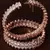 Rose Gold Plated American Diamond Embellished Pair of Openable Bangles BD282