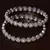 Rhodium Plated American Diamond Embellished Pair of Designer Bangles BD289