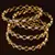 White Gold Plated American Diamond Embellished Two Pairs of Designer Bangles BD290