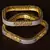 Square Shaped White Gold Plated American Diamond Embellished Designer Bangles BD292