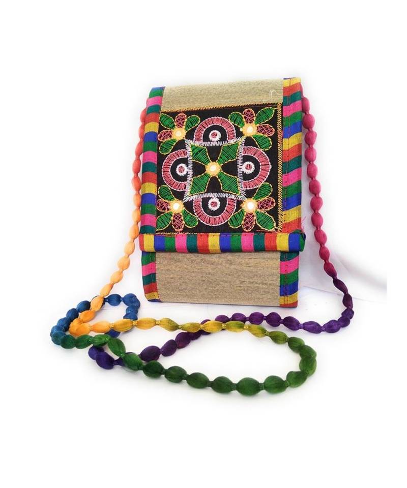 Kepler  Handmade Designer Embroidery Rajasthani Purse For Women'S And Girls