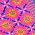 Pink Phulkari Dupatta On Cotton Fabric