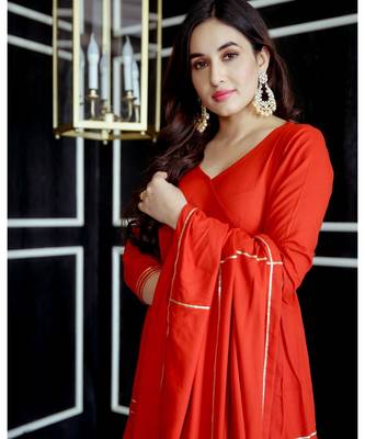 Orange Gota Suit Set 3