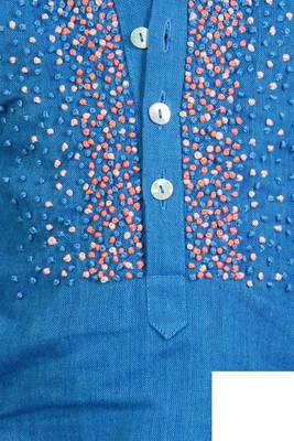 Blue Kurta With Peach Salwar 4