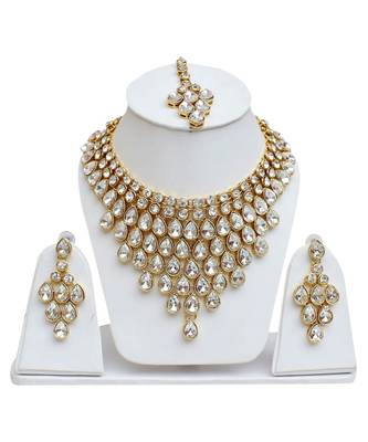White Kundan Necklace Sets 1