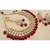 White Kundan & Red Moti Necklace Sets