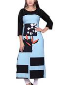 Woman Casual Heavy Crepe Digital Printed Long Kurta