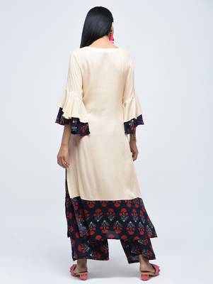 Multicolor embroidered rayon kurtas-and-kurtis 4