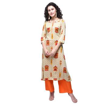 Multicolor printed rayon kurtas-and-kurtis 1