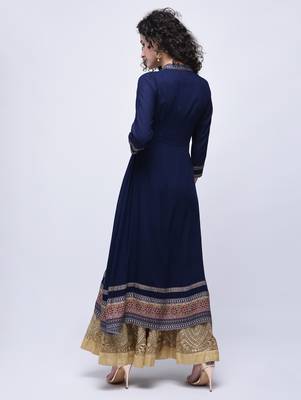 Multicolor printed rayon kurtas-and-kurtis 4