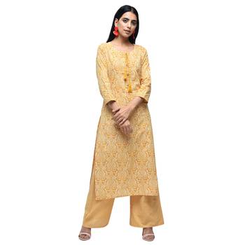 Multicolor printed cotton kurtas-and-kurtis 1