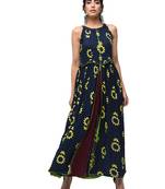 Multicolor printed rayon kurtas-and-kurtis