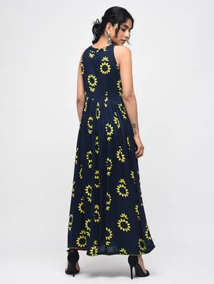 Multicolor printed rayon kurtas-and-kurtis 4