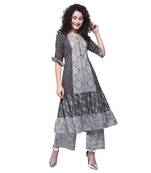 Multicolor printed cotton kurtas-and-kurtis