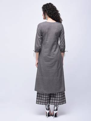 Multicolor printed cotton kurtas-and-kurtis 4