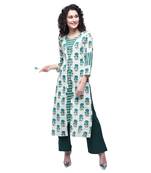 Multicolor printed cotton kurtas-and-kurtis