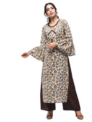 Multicolor printed cotton kurtas-and-kurtis 1
