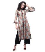 Multicolor printed cotton kurtas-and-kurtis
