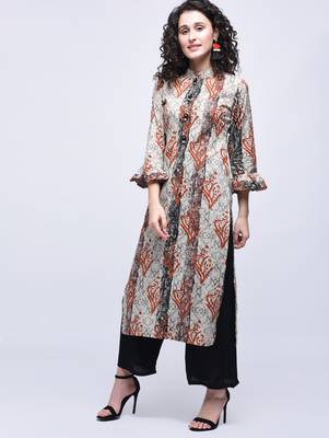 Multicolor printed cotton kurtas-and-kurtis 2