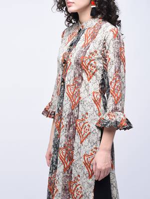 Multicolor printed cotton kurtas-and-kurtis 3