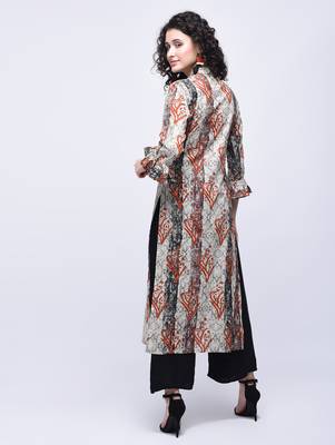 Multicolor printed cotton kurtas-and-kurtis 4