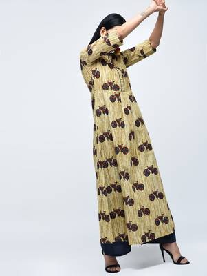 Multicolor printed cotton kurtas-and-kurtis 2