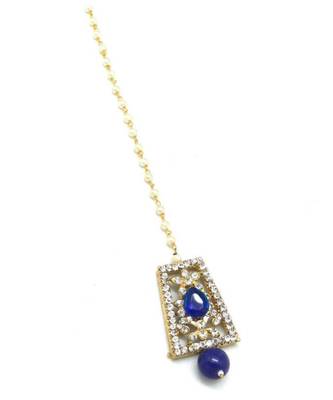 Gold Plated Maang Tikka For Women And Girls 3