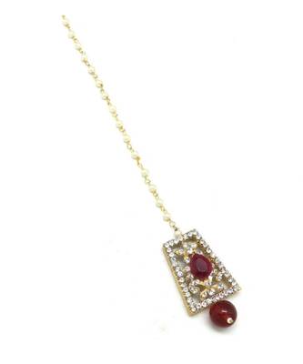 Gold Plated Maang Tikka For Women And Girls 2