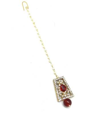 Gold Plated Maang Tikka For Women And Girls 1