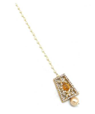 Gold Plated Maang Tikka For Women And Girls 2