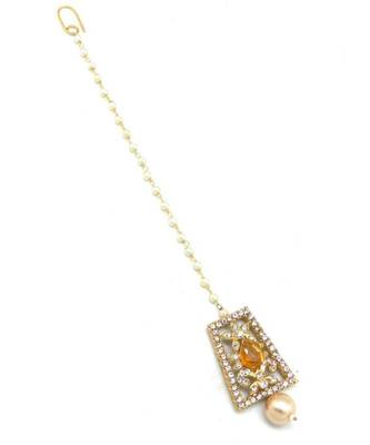 Gold Plated Maang Tikka For Women And Girls 3