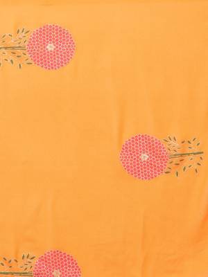 Magenta printed viscose rayon party wear kurta with pant and dupatta 4
